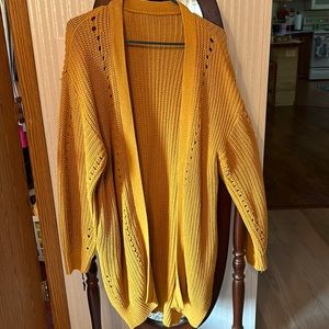Cardigan Sweater 100% cotton size Large